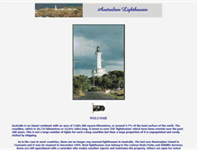 Tablet Screenshot of lighthouses.net.au